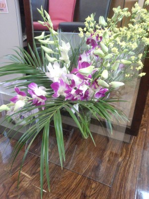 久しぶりの生花ですね♪ 久しぶりの生花ですね♪